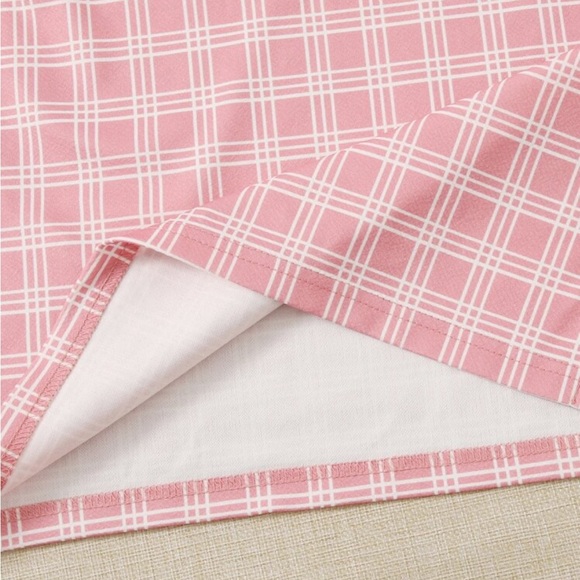 NWOT SHEIN MOD Plus Plaid Cami Dress & Knotted Front Lettuce Trim Top Sz 20/4XL - Picture 4 of 4